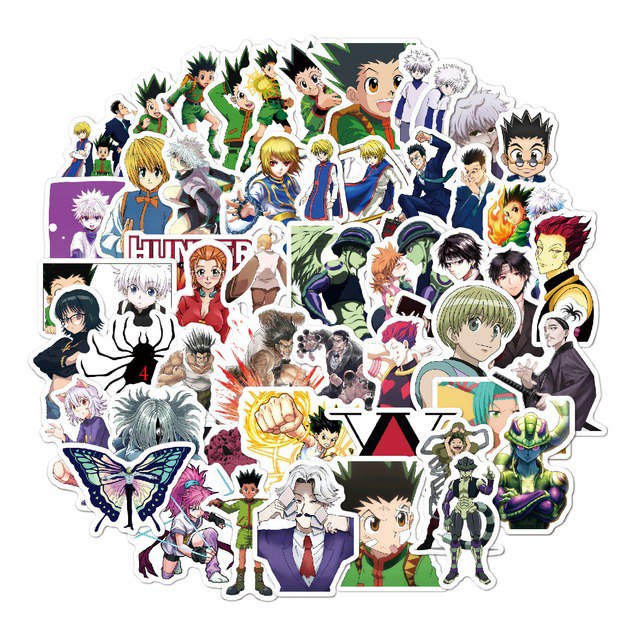 Наліпки на ноутбук/телефон (Hunter x Hunter)