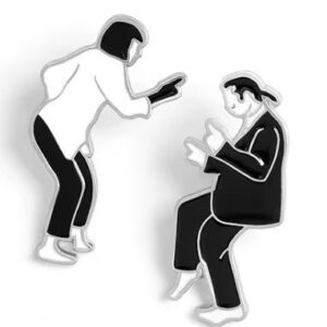 Пін металевий__парний_Кримінальне чтиво