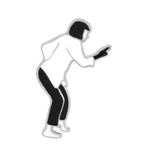 Alternative view of Пін металевий__парний_Кримінальне чтиво