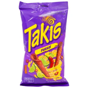Чіпси кукурудзяні чілі та лайм  Fuego TAKIS 100 г