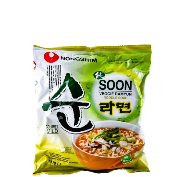 Локшина рамен швидкого приготування вегетаріанська Soon Veggie Ramyun NONGSHIM 112 г