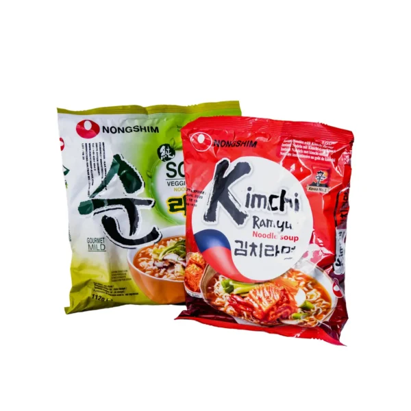 Локшина рамен швидкого приготування вегетаріанська Soon Veggie Ramyun NONGSHIM 112 г - Зображення 4