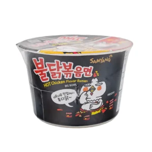 Alternative view of Локшина швидкого приготування з смаком курки гостра в стаканчику SAMYANG 105 г
