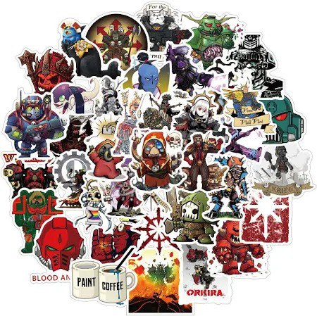 Наліпки Warhammer 40к