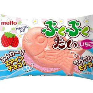 Печиво вафельне рибки з полуницею MEITO 16,5 г