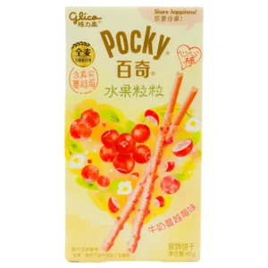 Паличка бісквітна з журавлиною GLICO 45 г