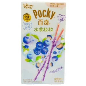 Паличка бісквітна з чорниці GLICO 45 г