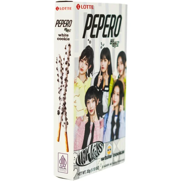 Шоколадні палички Pepero Jeans White Cookie Lotte 32 г - Зображення 2