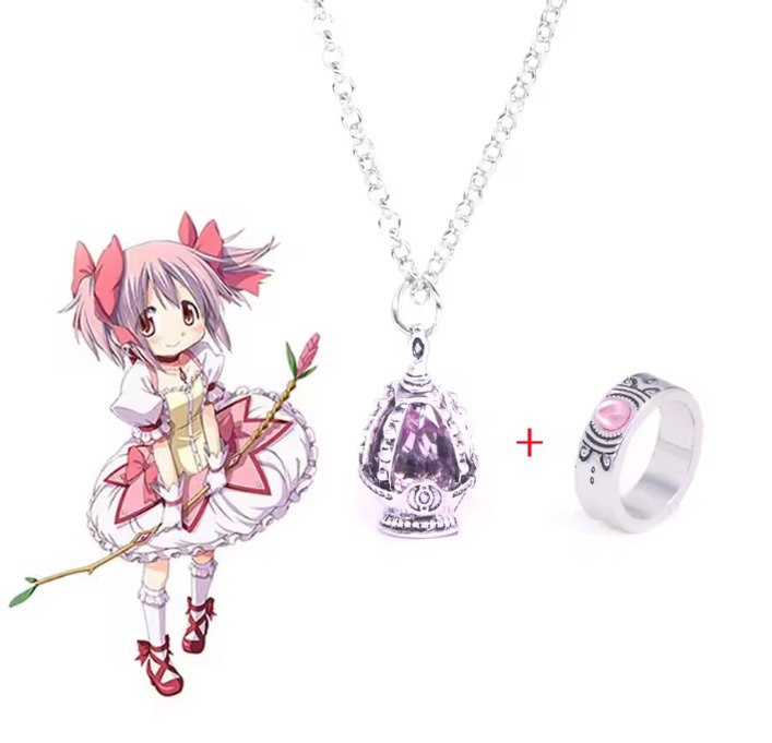 Комплект Мадока (кулон та перстень )