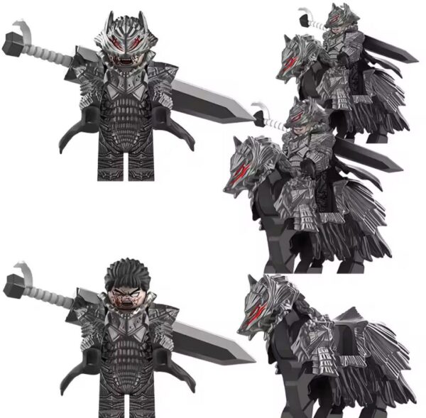 Фігурка_ Berserk Guts на коні - Зображення 5