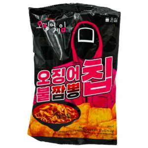 Снек Squid Game гострі зі смаком кальмара BUL JJAMBONG 50 г