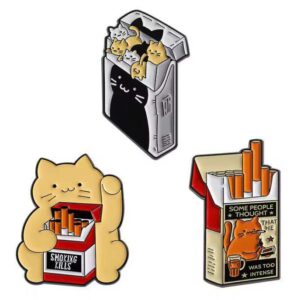 Пін металевий_Коти та згубна звичка