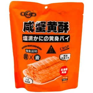 Хрусткі солоні рулети з крабовою ікрою LULIN