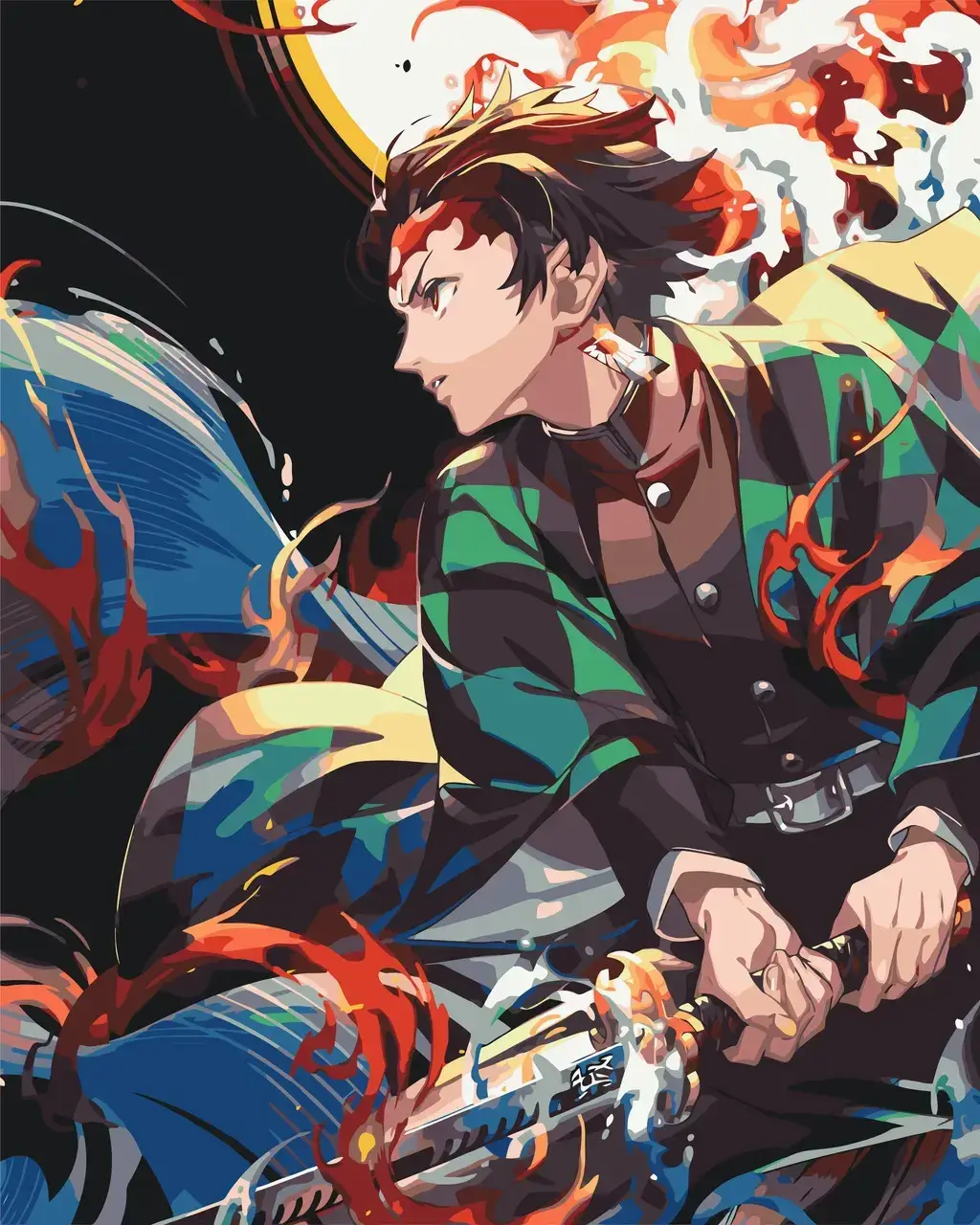 Картина за номерами Танзіро Камадо 40*50 см