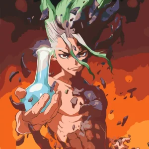 Картина за номерами Доктор Стоун  40*50 см