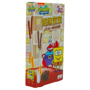 Alternative view of Паличка бісквітна з білим шоколадом Spongebob JUNYI 48 г