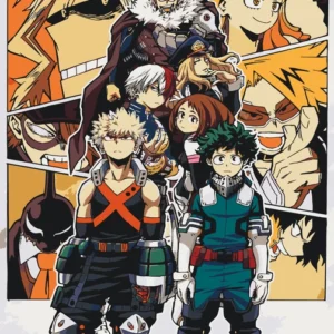 Картина за номерами Моя Геройська Академія  40*50 см