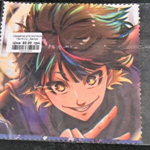 Alternative view of Серветка для окулярів 15х15 см _Синя тюрма_Бачіро