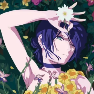 Картина за номерами Людина бензопила Резе 40х80 см