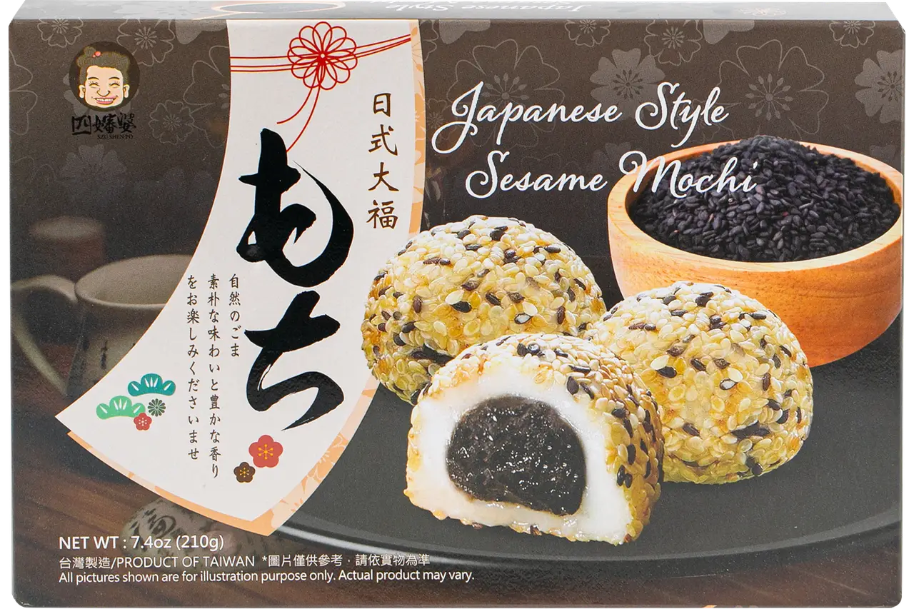 Тістечко моті (мочі)з кунжутом SZU SHEN PO 210 г