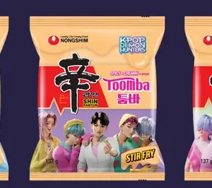 Локшина швидкого приготування Spicy & Creamy Toomba (K-POP) NONGSHIM 137 г