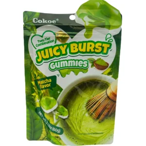 Цукерки з матчею Double Layer Filled Gummies Matcha COKOC 60 г