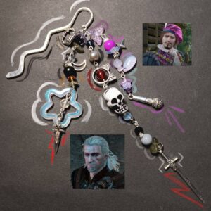 Закладка для книги Відьмак та Любисток   made by Корочка