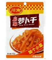 Снек з сушеної редьки Sweet Sour Spicy CHUANNAN 63 г