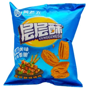 Хрусткі снеки зі смаком барбекю Crust BBQ Flavor HUANG LAO WU 60 г
