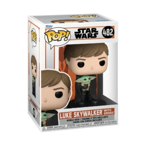 Funko POP! Star Wars: The Mandalorian - Luke Skywalker with Grogu #482_den