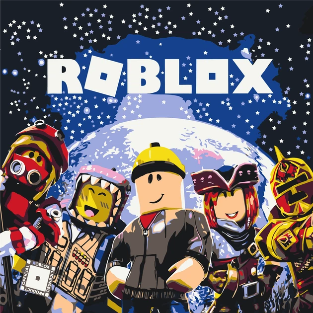 Картина за номерами Roblox 30*30 см